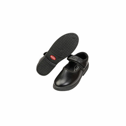 Girls School Shoes – Black Velcro Closure