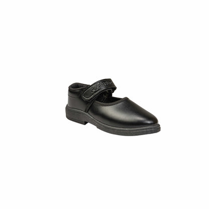 Girls School Shoes – Black Velcro Closure