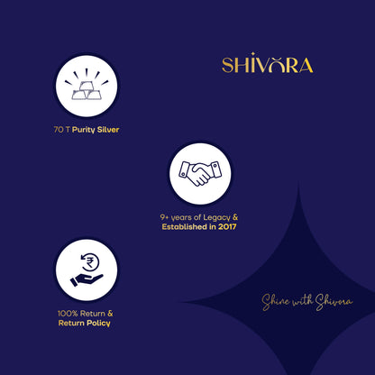 Shivora Elegant Silver Tulsi Plant