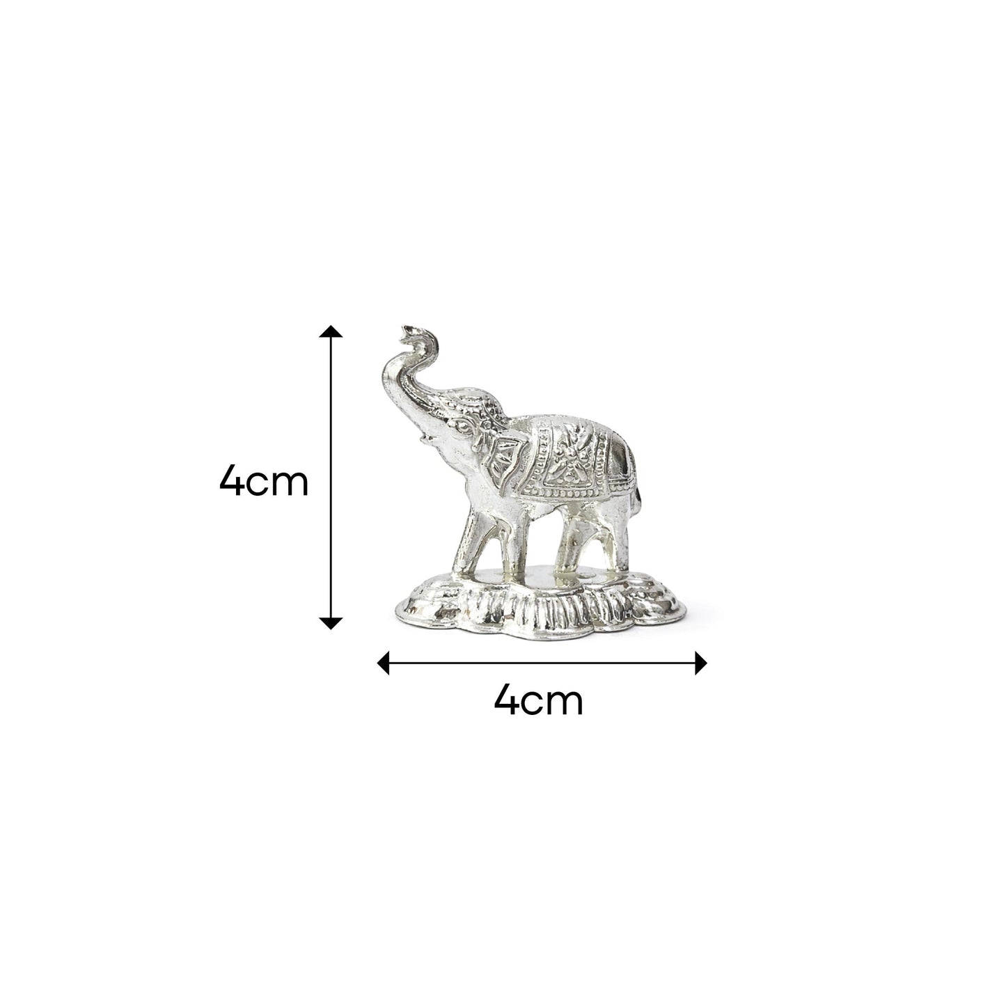 Shivora Silver Elephant Idol