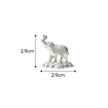 Shivora Silver Elephant Idol