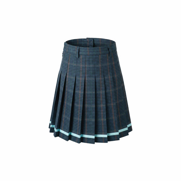 Dholakiya School Uniform Girls Checks Skirt