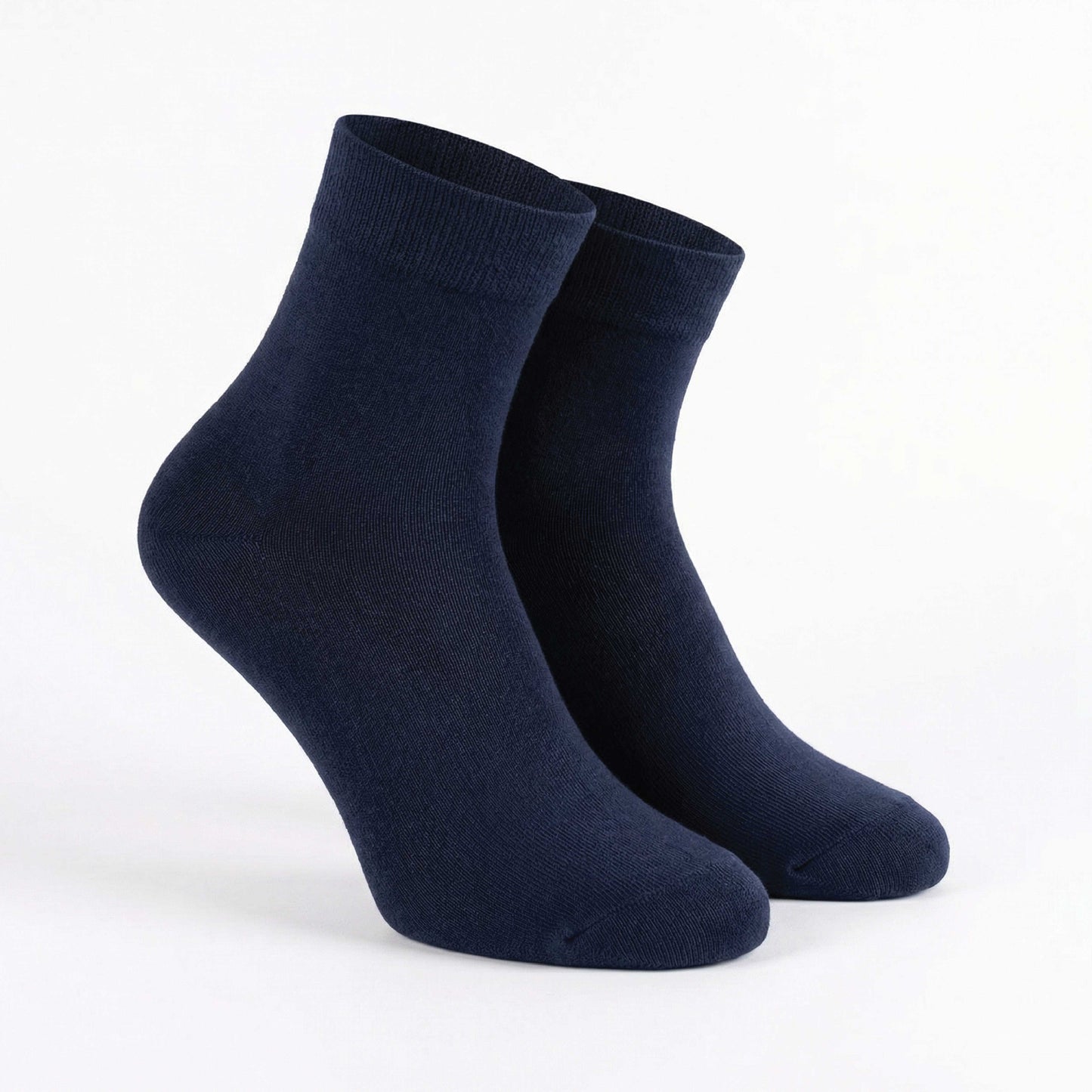 Plain Navy Blue School Socks
