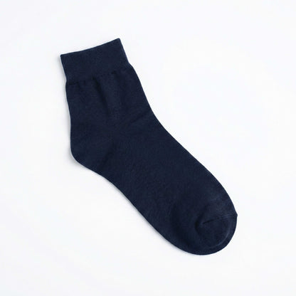 Plain Navy Blue School Socks