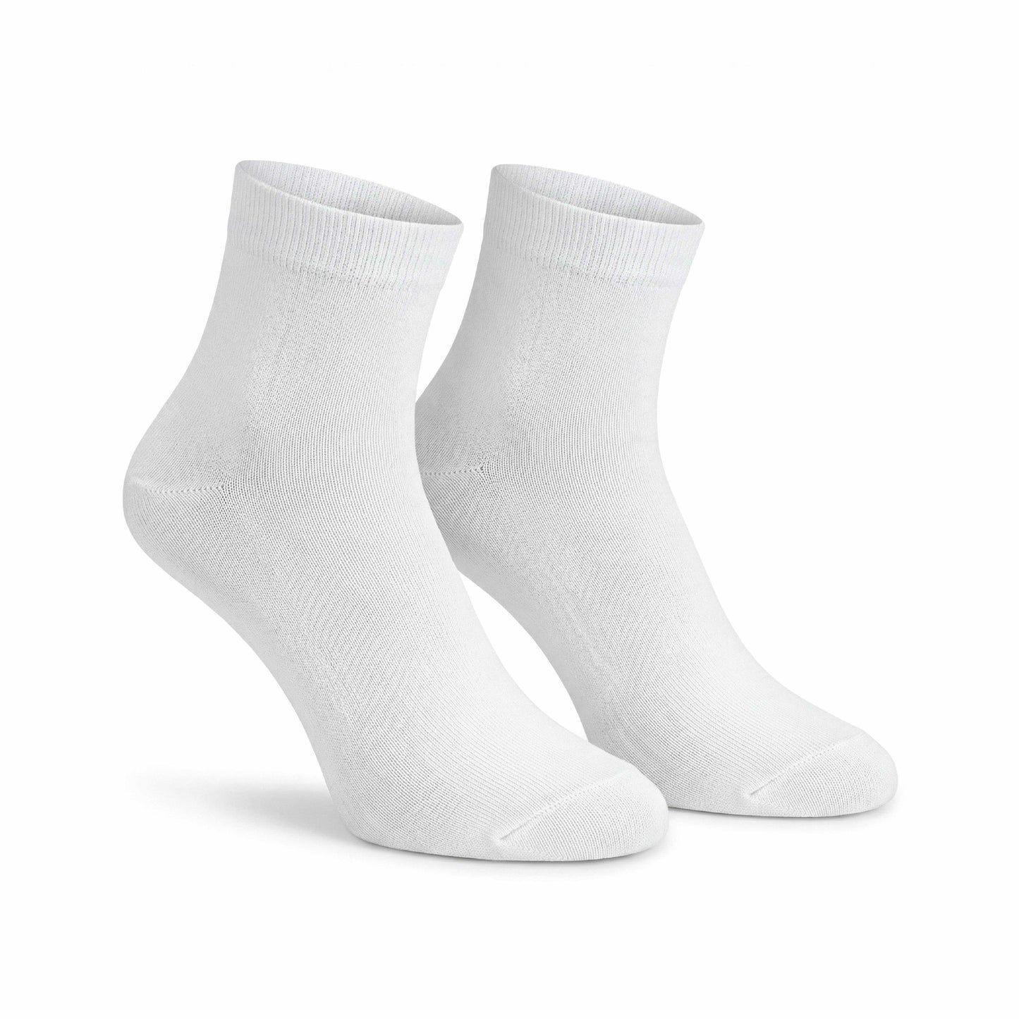 White School Ankle Socks