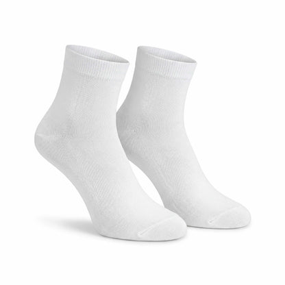 White School Ankle Socks