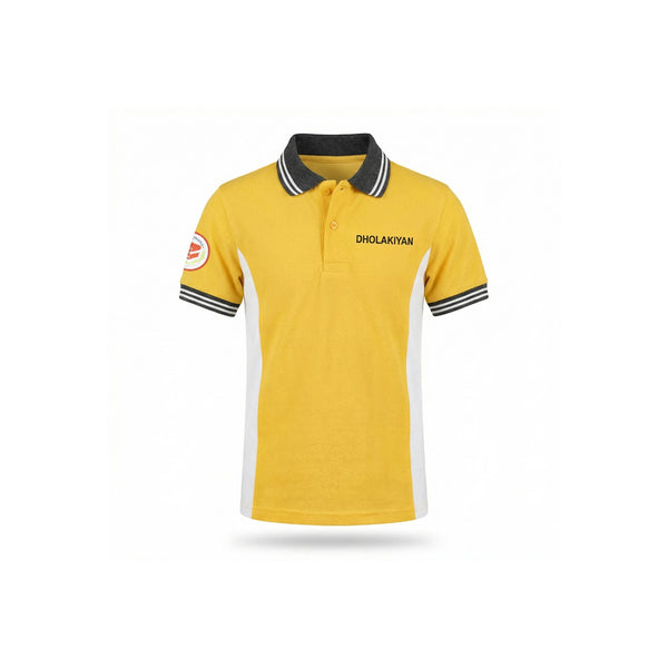 Dholakiya School Sports Uniform Yellow