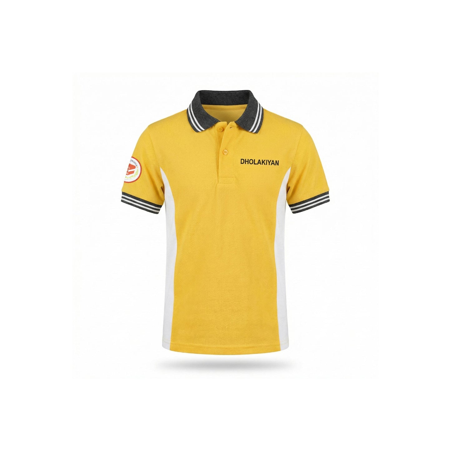 Dholakiya School Sports Uniform Yellow