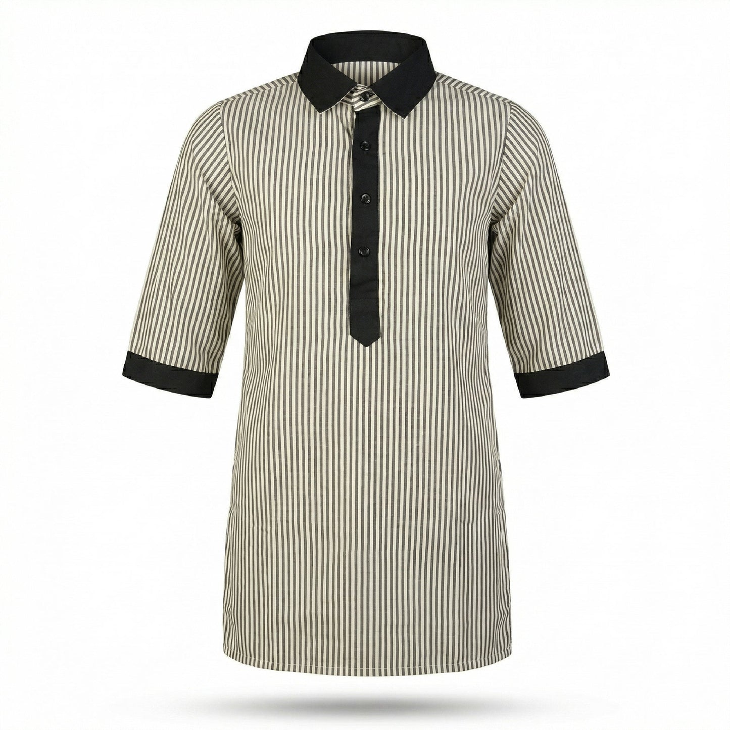 Pragati School Striped Uniform Long Top