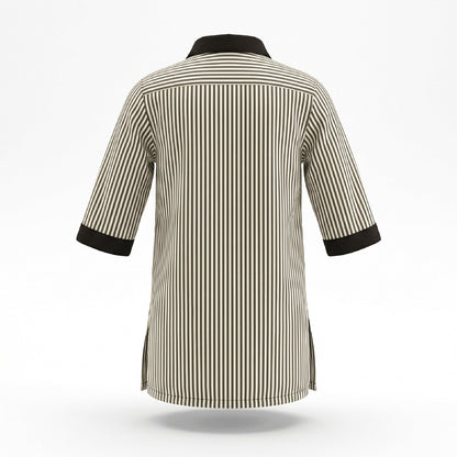 Pragati School Striped Uniform Long Top