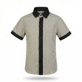 Pragati School Striped Uniform Boys Shirt