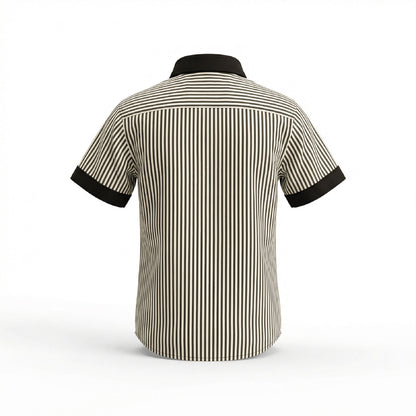 Pragati School Striped Uniform Girls Shirt