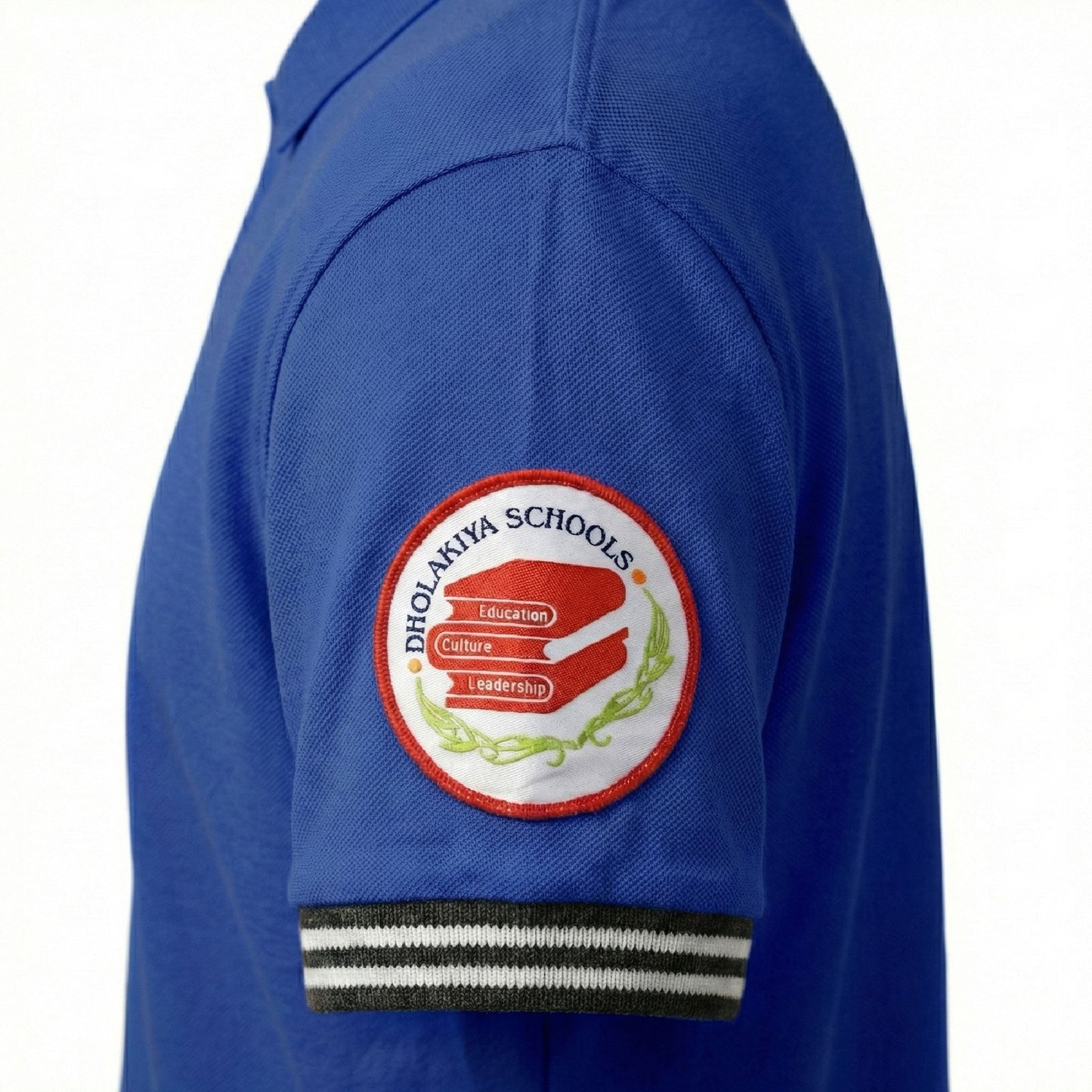 Dholakiya School Sports Uniform T-Shirt – Blue