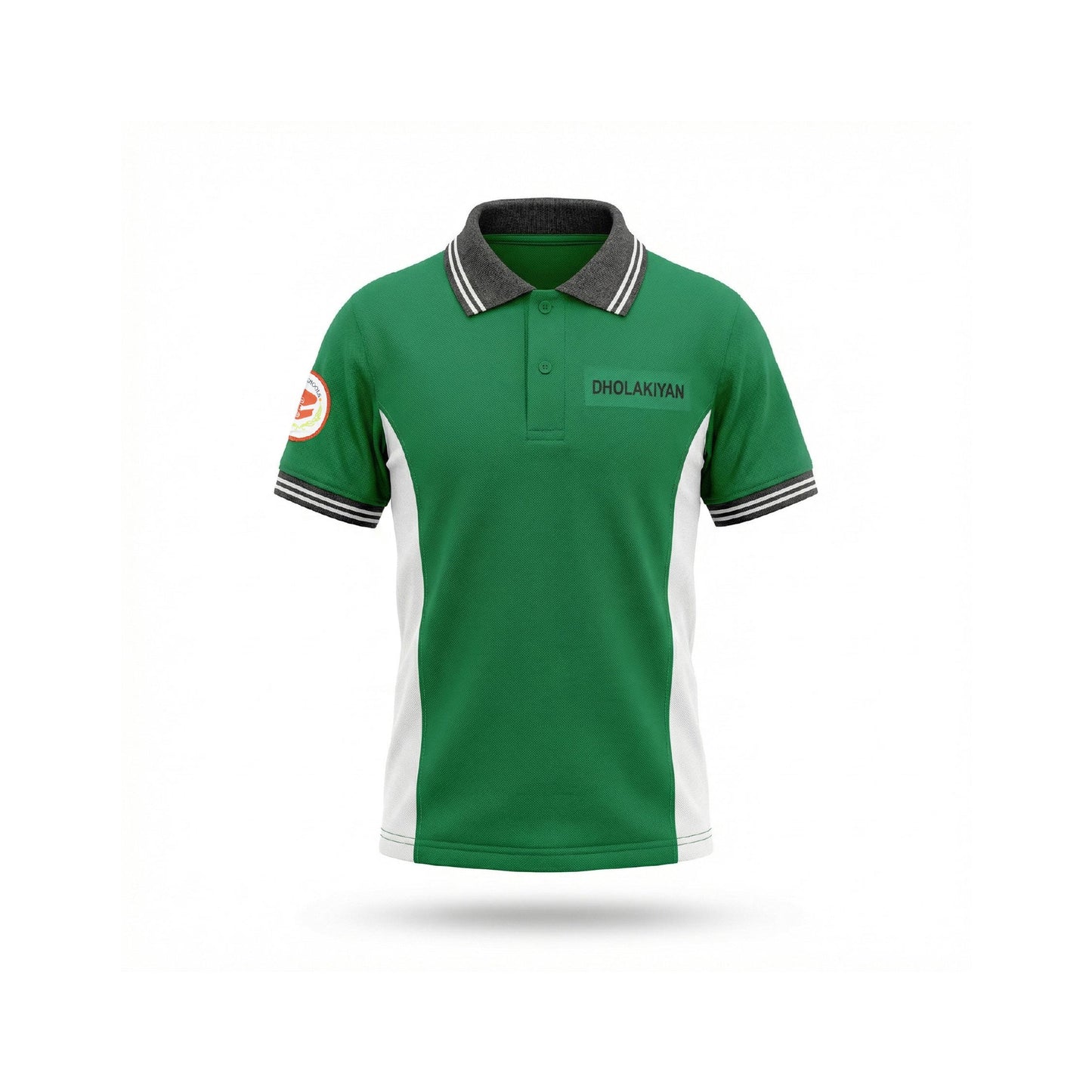 Dholakiya School Sports Uniform T-Shirt – Green