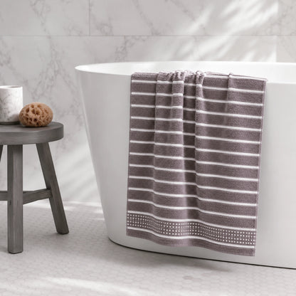 Premium Linen Bath Towel for Men & Women – Taupe