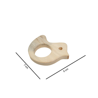 Bubzee Neem Apple & Bird Teether Combo for Babies – Pack of 2