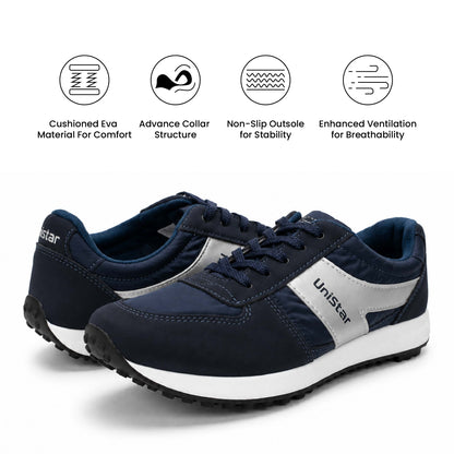Unistar Premium  School Shoes - Blue