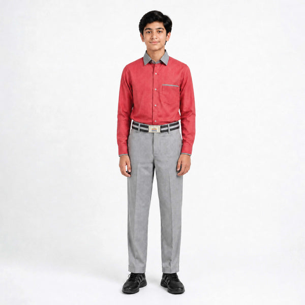 Parimal School Full Sleeve Formal Uniform for Boys