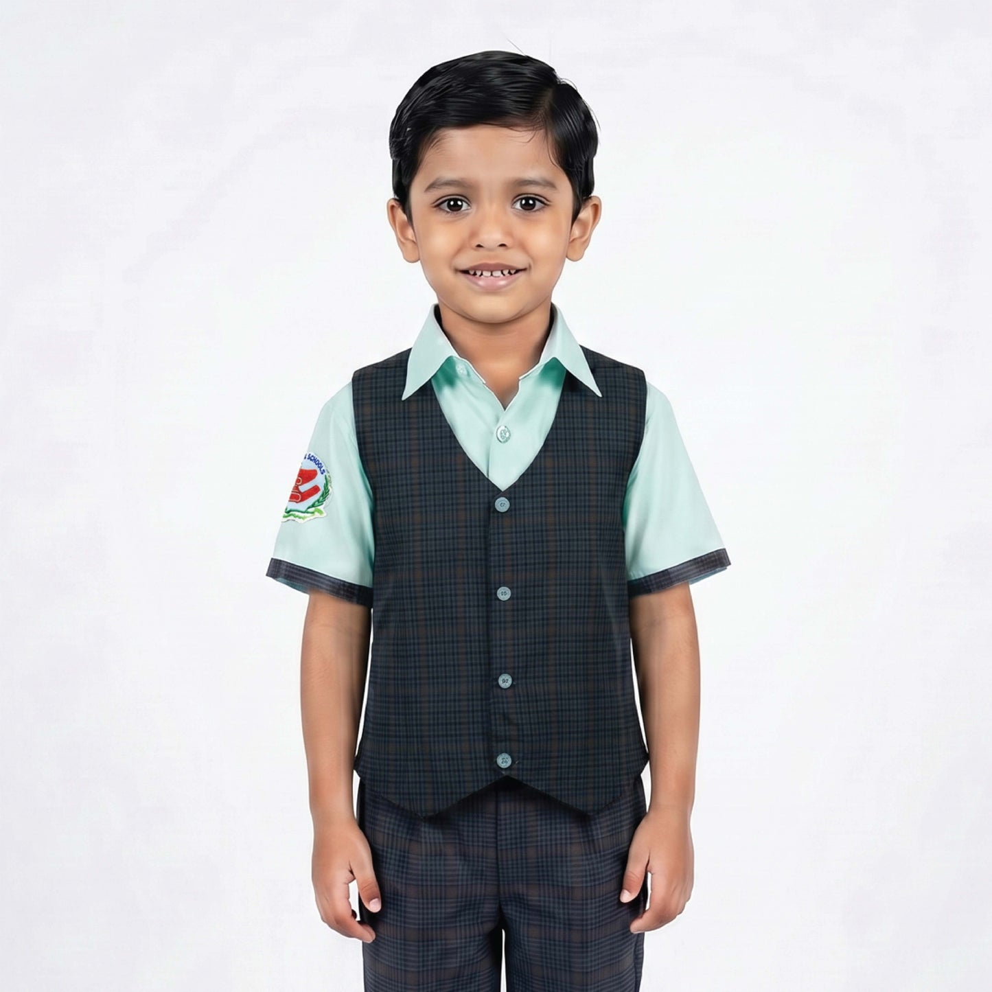 Dholakiya School Uniform for Boys (checks)