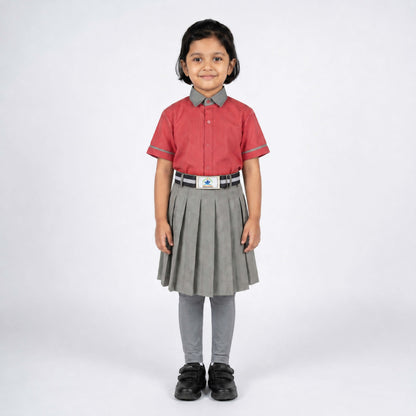 Nalanda School Formal Uniform for Girls ( 1 to 4 Std )