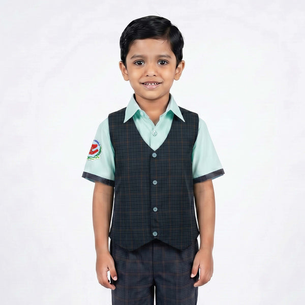 Dholakiya School Uniform Checks Jacket
