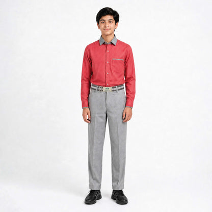 Madhuvan School Full Sleeve Formal Uniform for Boys