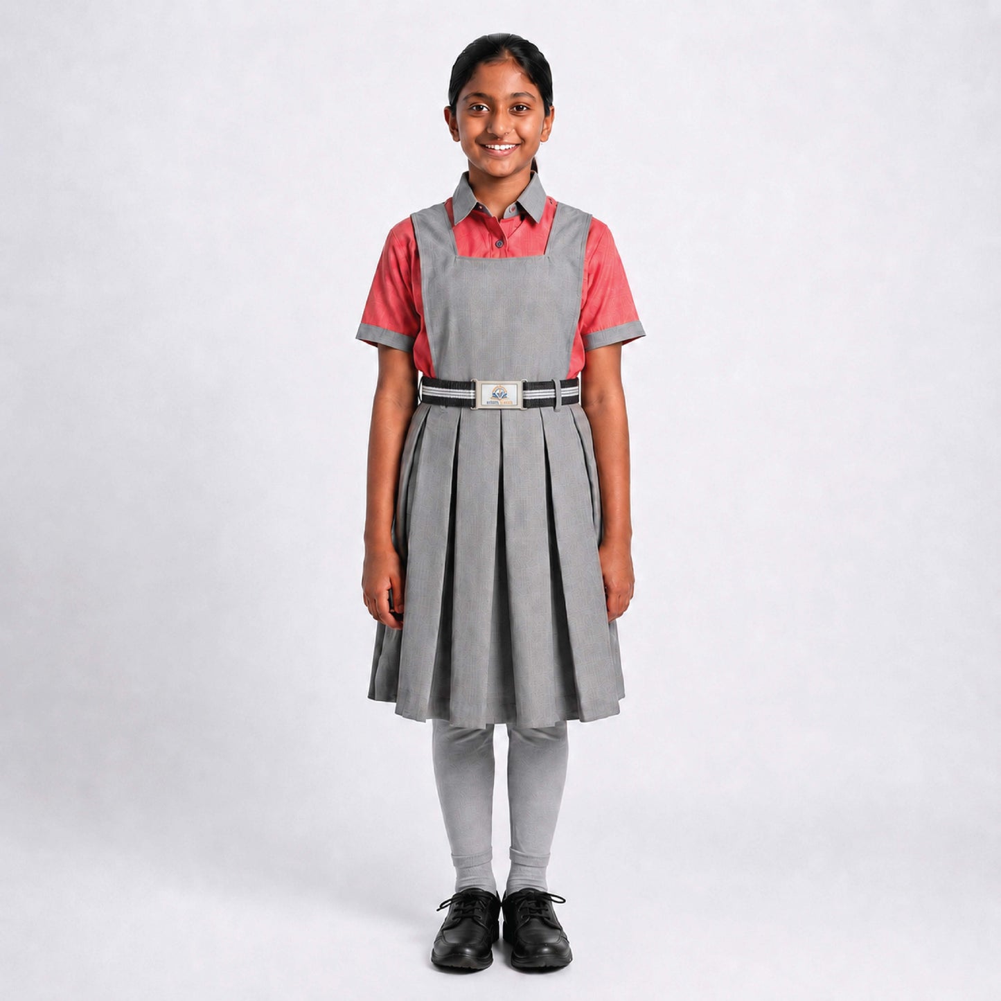 Mehul School Girls Pinafore Dress