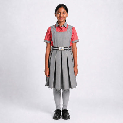 Mehul School Girls Pinafore Dress