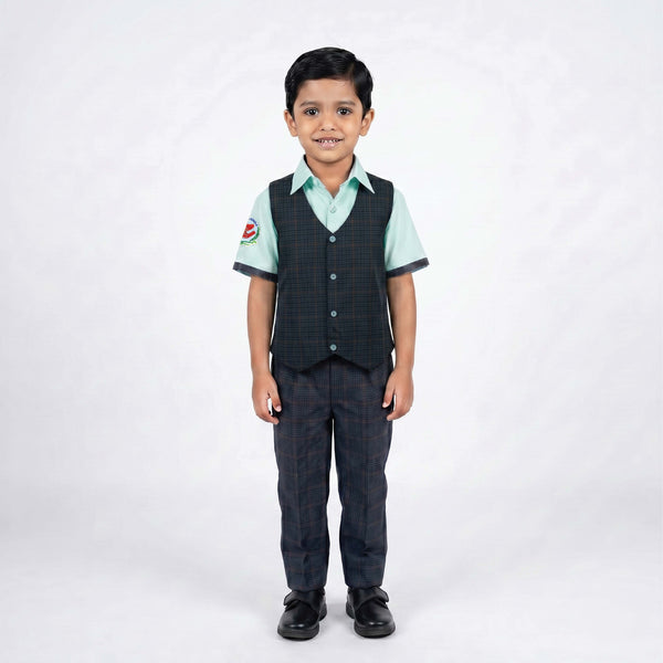 Dholakiya School Uniform for Boys (checks)