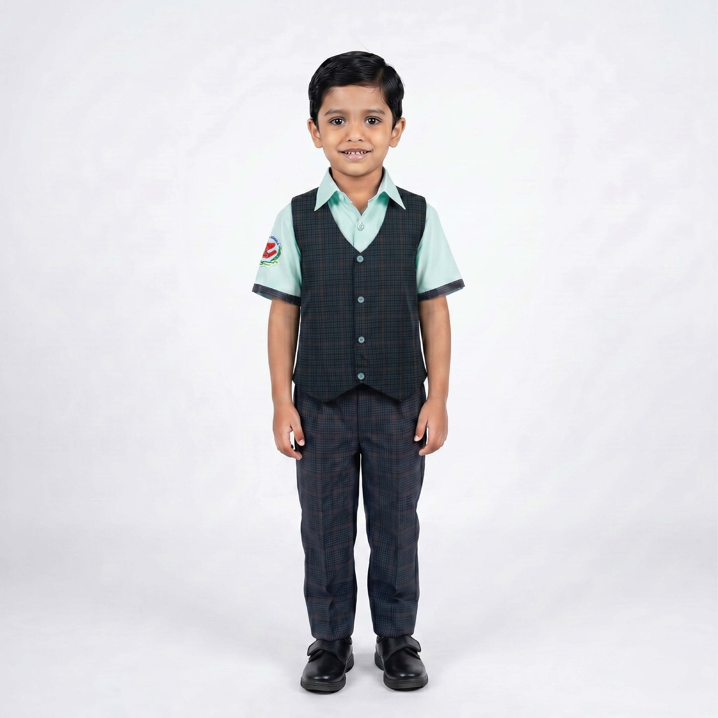 Dholakiya School Uniform for Boys (checks)