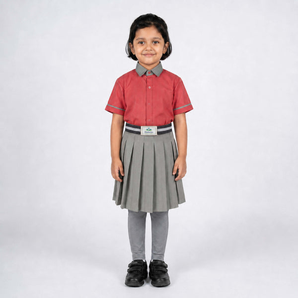 Madhuvan School Formal Uniform for Girls ( 1 to 4 Std )
