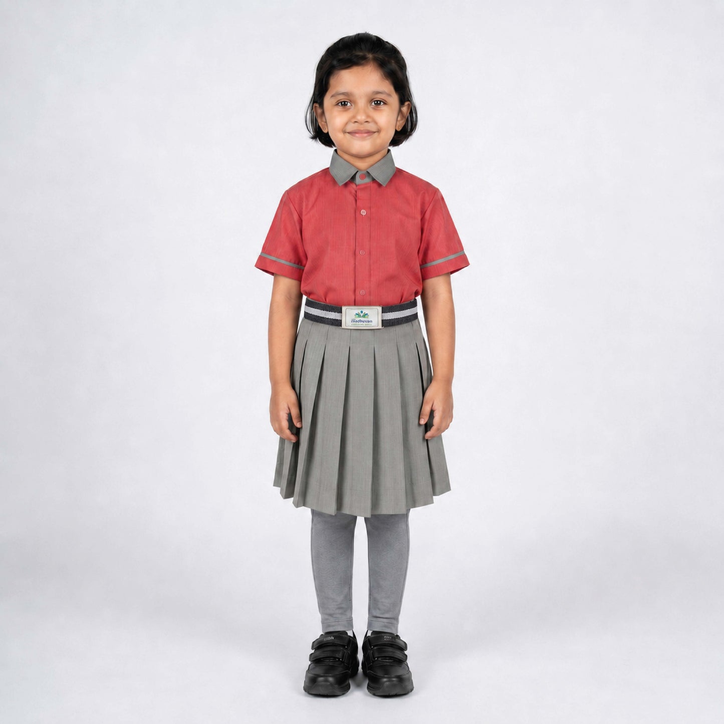 Madhuvan School Formal Uniform for Girls ( 1 to 4 Std )