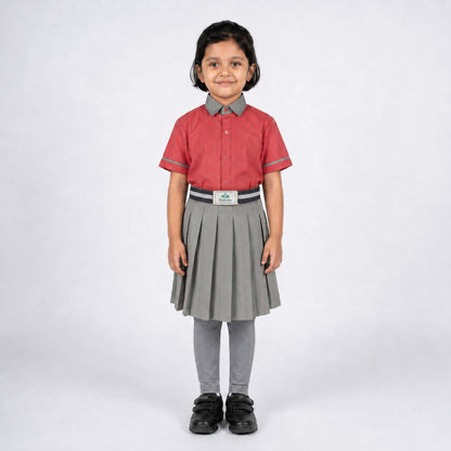 Madhuvan School Formal Uniform for Girls ( 1 to 4 Std )