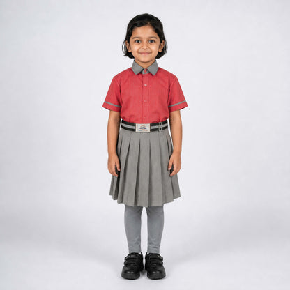 Mehul School Formal Uniform for Girls ( 1 to 4 Std )