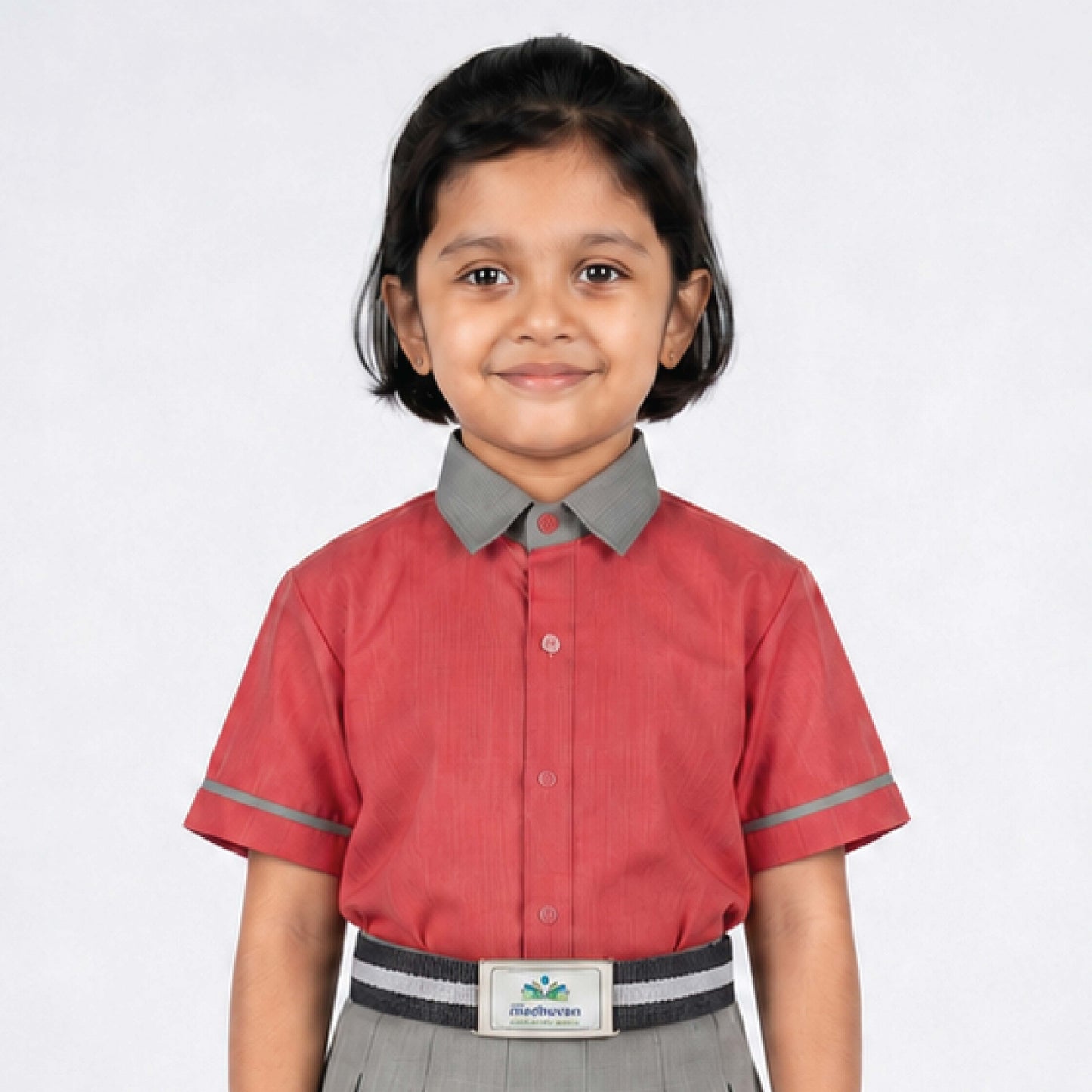 Madhuvan School  Half Sleeve School Uniform Shirt
