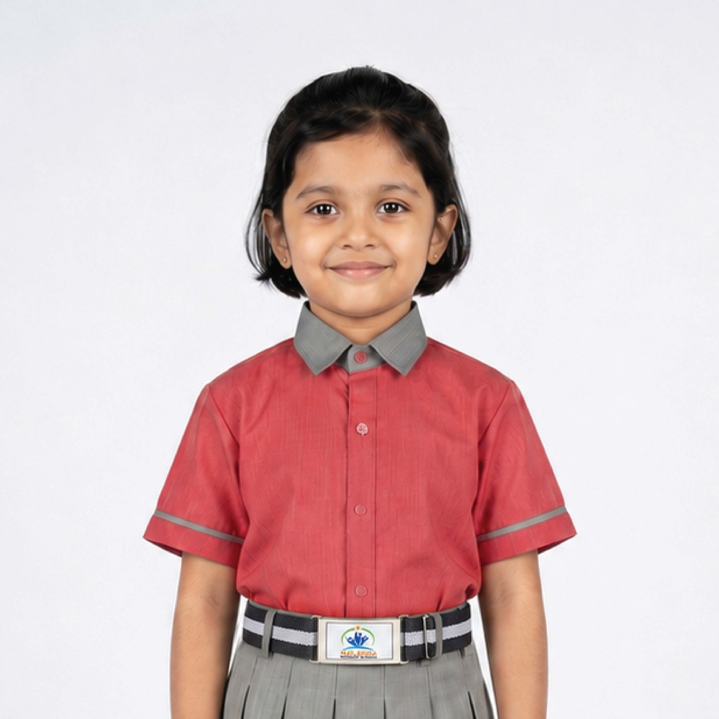Nalanda School Formal Uniform for Girls ( 1 to 4 Std )