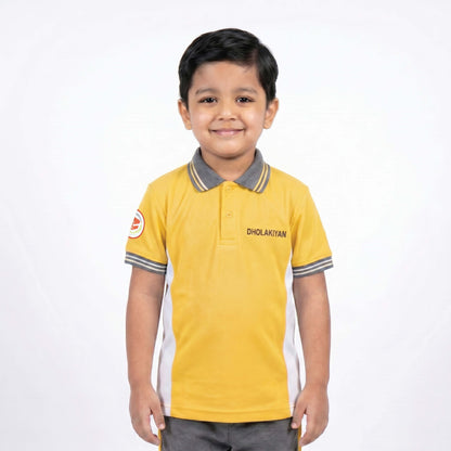 Dholakiya School Sports Uniform Yellow
