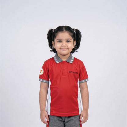 Dholakiya School Sports Uniform Red