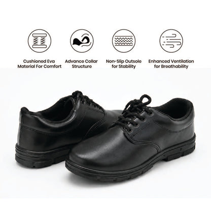 Boys Lace-up School Shoes | Uniform Shoes