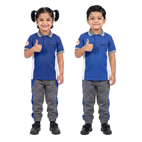 Dholakiya School Sports Uniform Blue