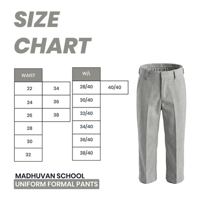 Madhuvan School Boys Uniform Pants