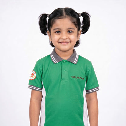 Dholakiya School Sports Uniform Green