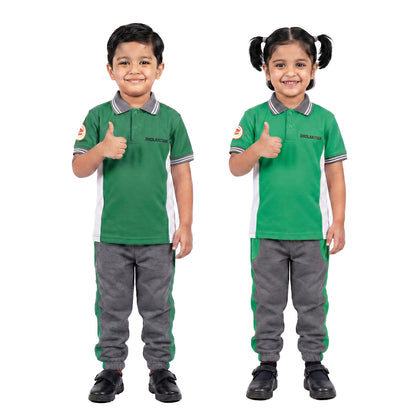 Dholakiya School Sports Uniform Green