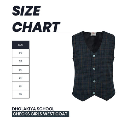 Dholakiya School Uniform Checks Jacket