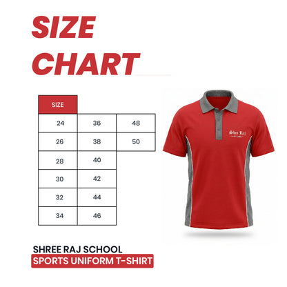 Shri Raj School Sports Uniform T-Shirt