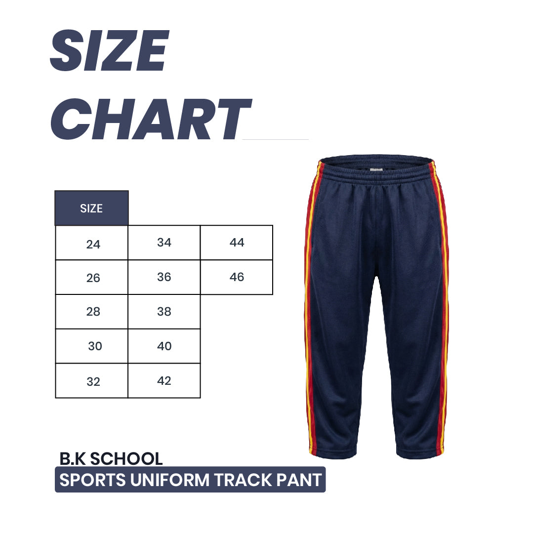 B.K School Sports Track Pants