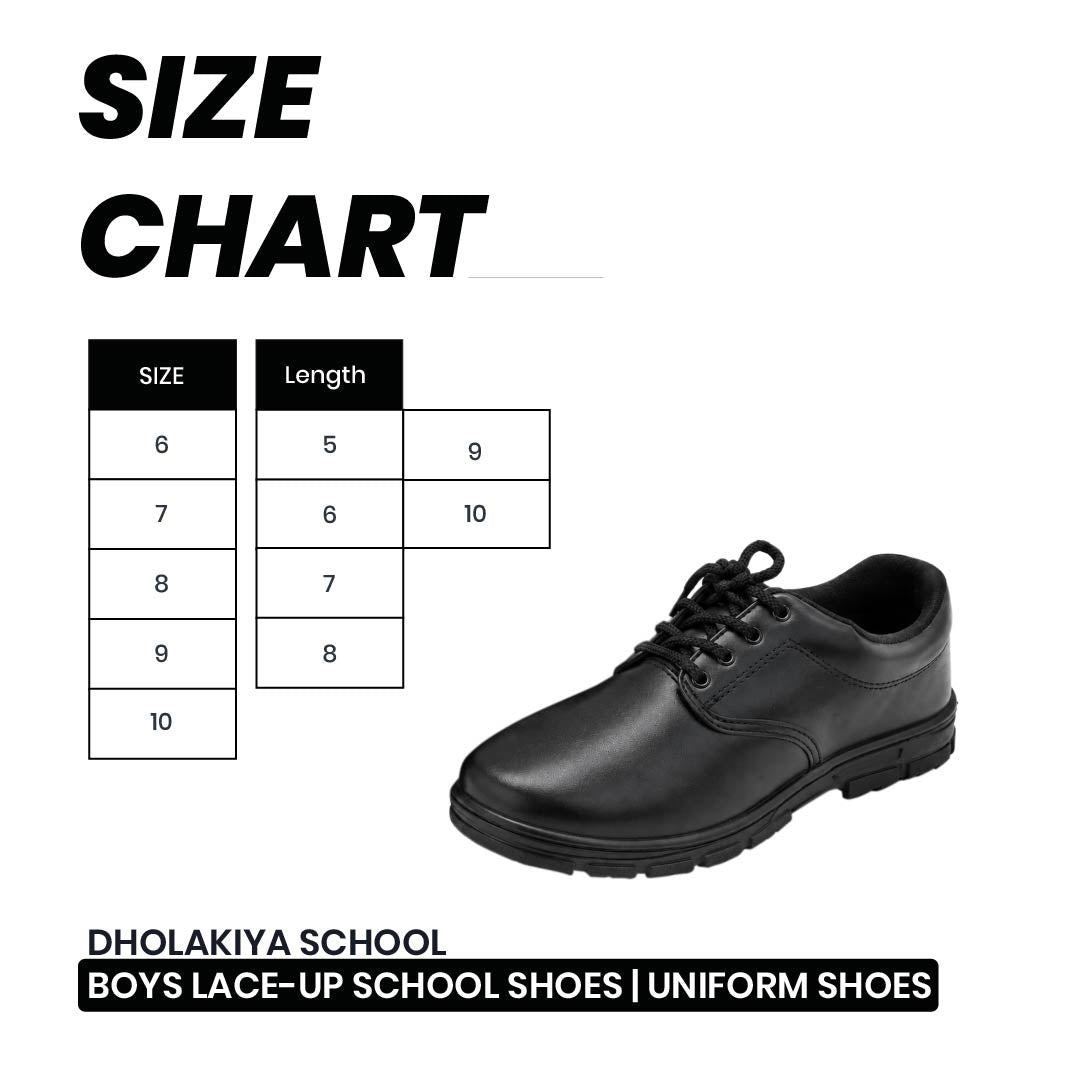 Boys Lace-up School Shoes | Uniform Shoes
