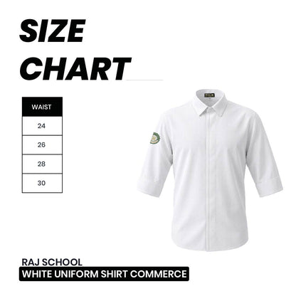 Shri Raj School Uniform Formal Boy Shirt ( 11 & 12 Commerce)