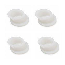 White Silicone Vacuum Pads for Round Pipe Baby Cradle – 4 Pieces