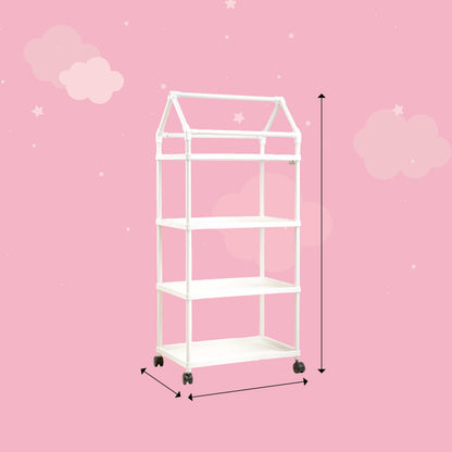 Bubzee Kids Cartoon Cloth Wardrobe | Foldable Storage